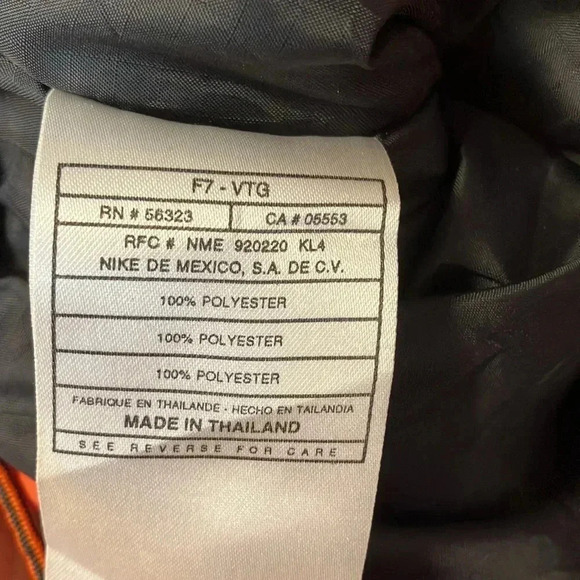 Nike ACG multi pockets orange blue  jacket with hood - Picture 11 of 13